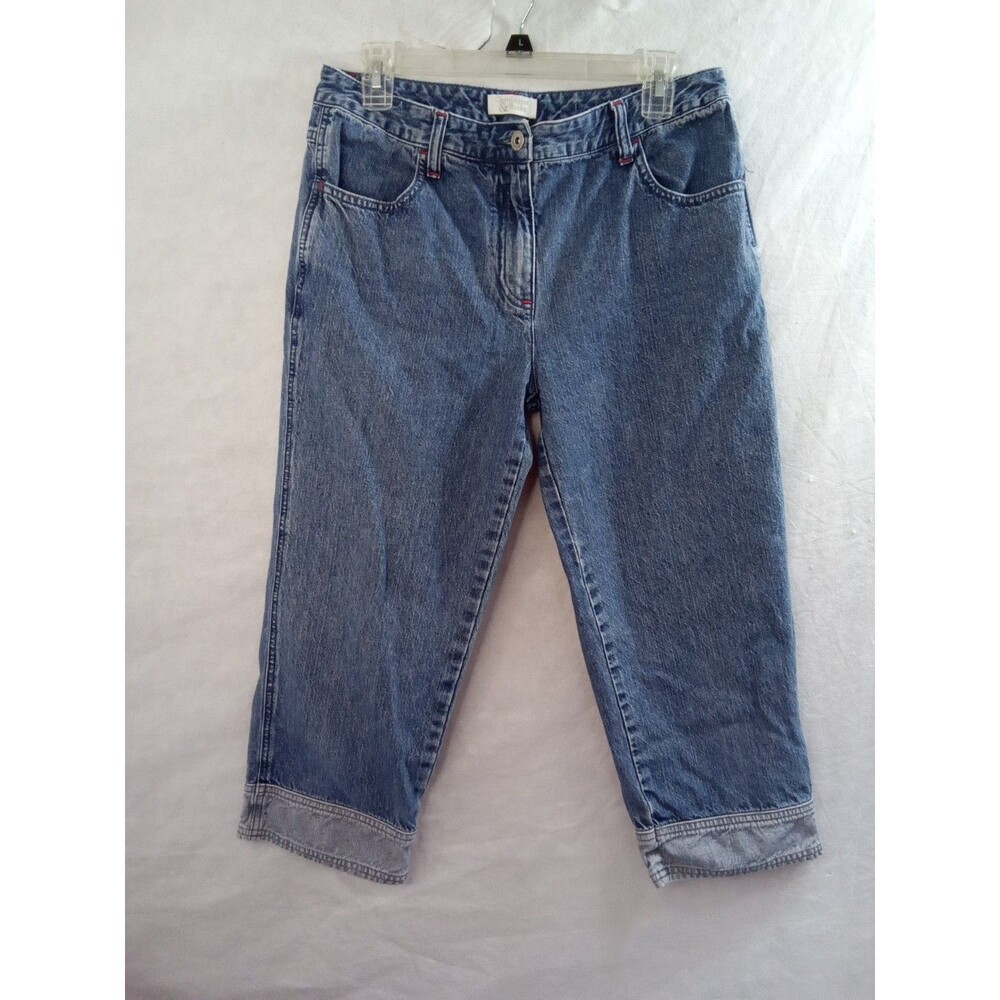 Christopher &Banks Womens Size 8 Capri Cropped Denim - Picture 2 of 12